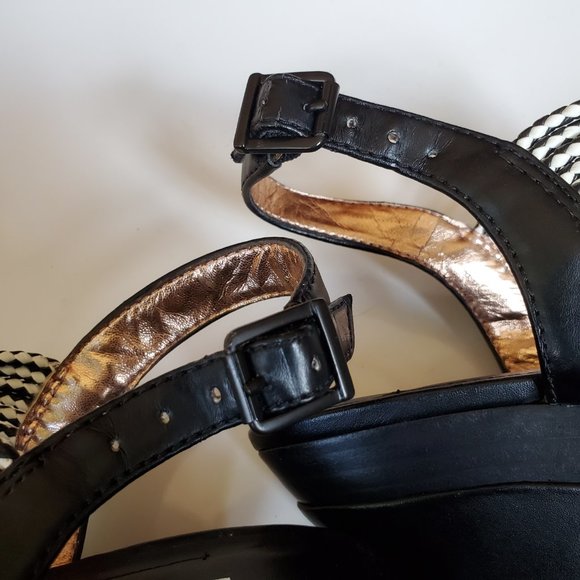 BCBGeneration BG-Callista wedge heels black white - Picture 6 of 10